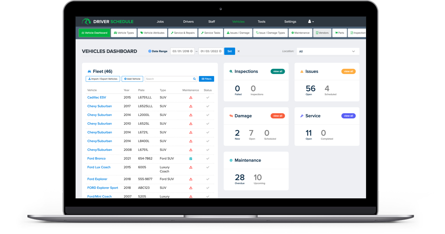 Vehicle dashboard