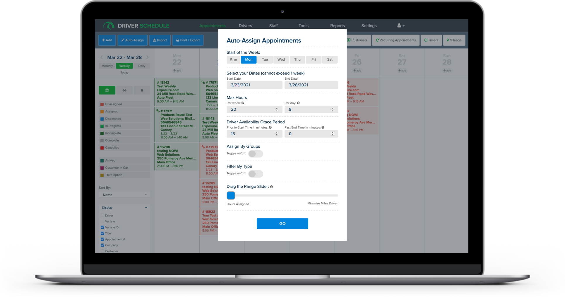 Auto-assign interface